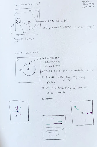 Design document and concept sketches