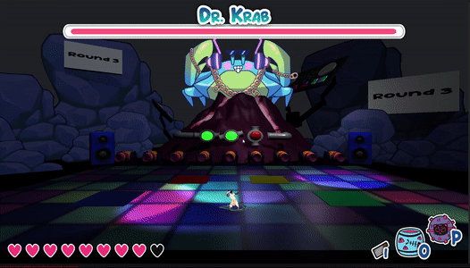 Boss battle gameplay